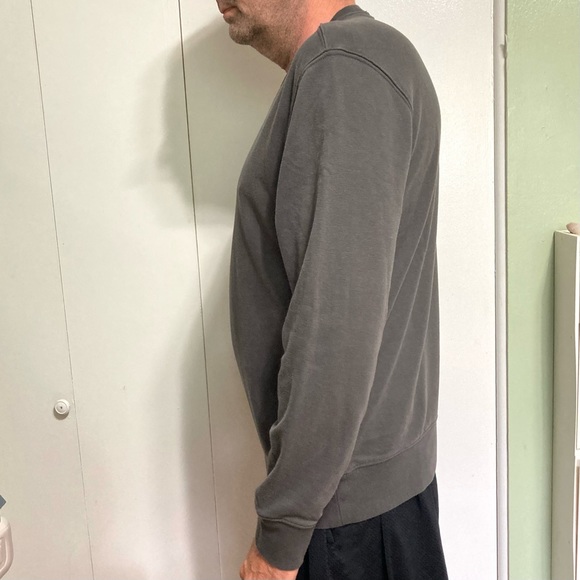 GAP  Dark Gray Long Sleeve Sweat Shirt Mens Large - Picture 4 of 16